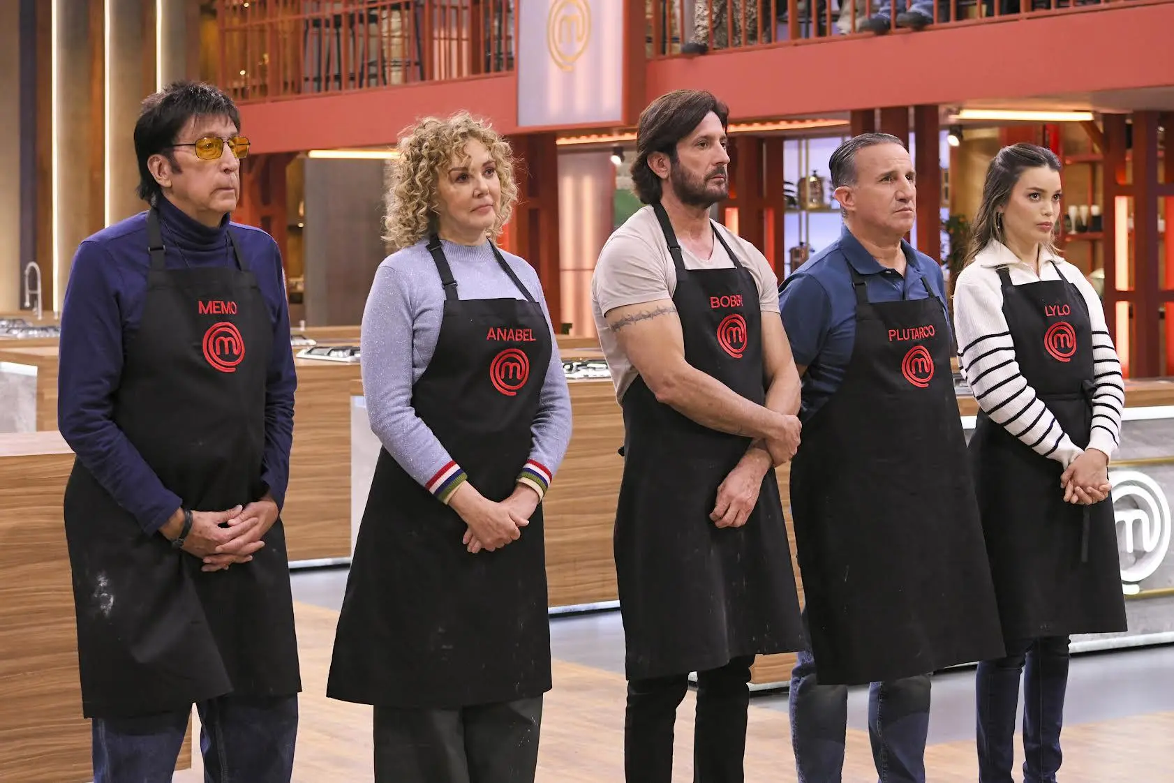 Memo Ríos con sus compañeros de MasterChef Celebrity
